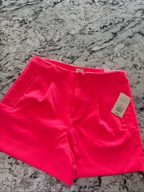 a new day Hot Pink Tailored Bermuda Shorts